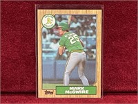 Mark McGwire 1987 Topps #366 Card