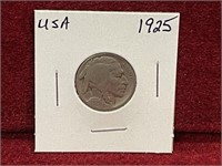 1925 US Indian Head - Buffalo 5¢ Coin