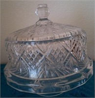 L - CRYSTAL COVERED DISH (D28)