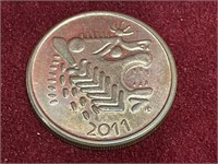 2011 1oz Lydian Lion Copper Bullion Coin