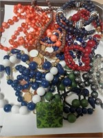 Lot of Costume Necklaces- Beaded and More