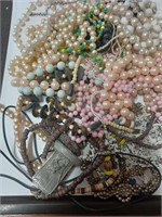 Lot of Various Costume Necklaces- Some Pearlish