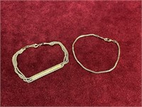 2 Monet Bracelets - Marked MM