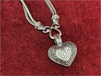 Lia Sophia Heart Necklace -- Marked