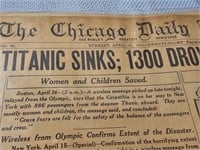 Historical Frontpage Newspapers Titanic Civil War+