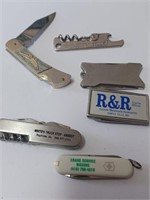 Lot of Collector Pocket Knives- Some Have Adv.