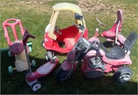 L - LOT OF TODDLER WHEELED TOYS