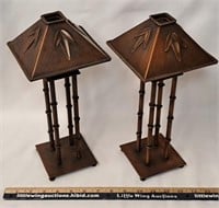 Metal Oriental Candle Stands