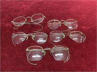 5-Pair of Vintage Glasses