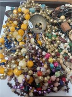 Large Lot of Costume Necklacesand Pcs. To