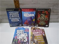 WII & PLAYSTATION 2 GAMES