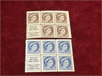 1954 Canada QEII Wilding Mint Booklet Panes
