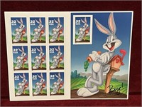 1997 USA Mint Full Bugs Bunny Pane #3137