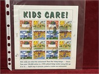 1994 USA Cancelled Kids Care Sheet #2954a