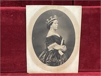 Vintage Queen Victoria Print - 7.5" x 9.75"