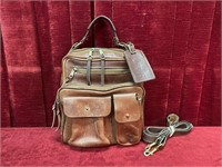 Vintage Orvis Leather Bag