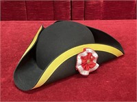 British Redcoat Colonial Tricorn Hat XL - Note