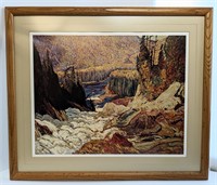 J.E.H MacDonald 'Falls Montreal River" Print
