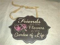 Friends Wood Sign