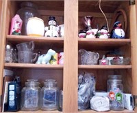 L - CANISTERS, FIGURINES, PITCHER & MORE (K14)