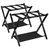 Heybly Luggage Rack,Pack of 2,Steel Folding Suitca