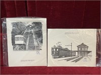 1977 Signed London & Port Stanley Railway Prints