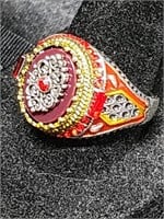 Hollywood Peace Flame Ring