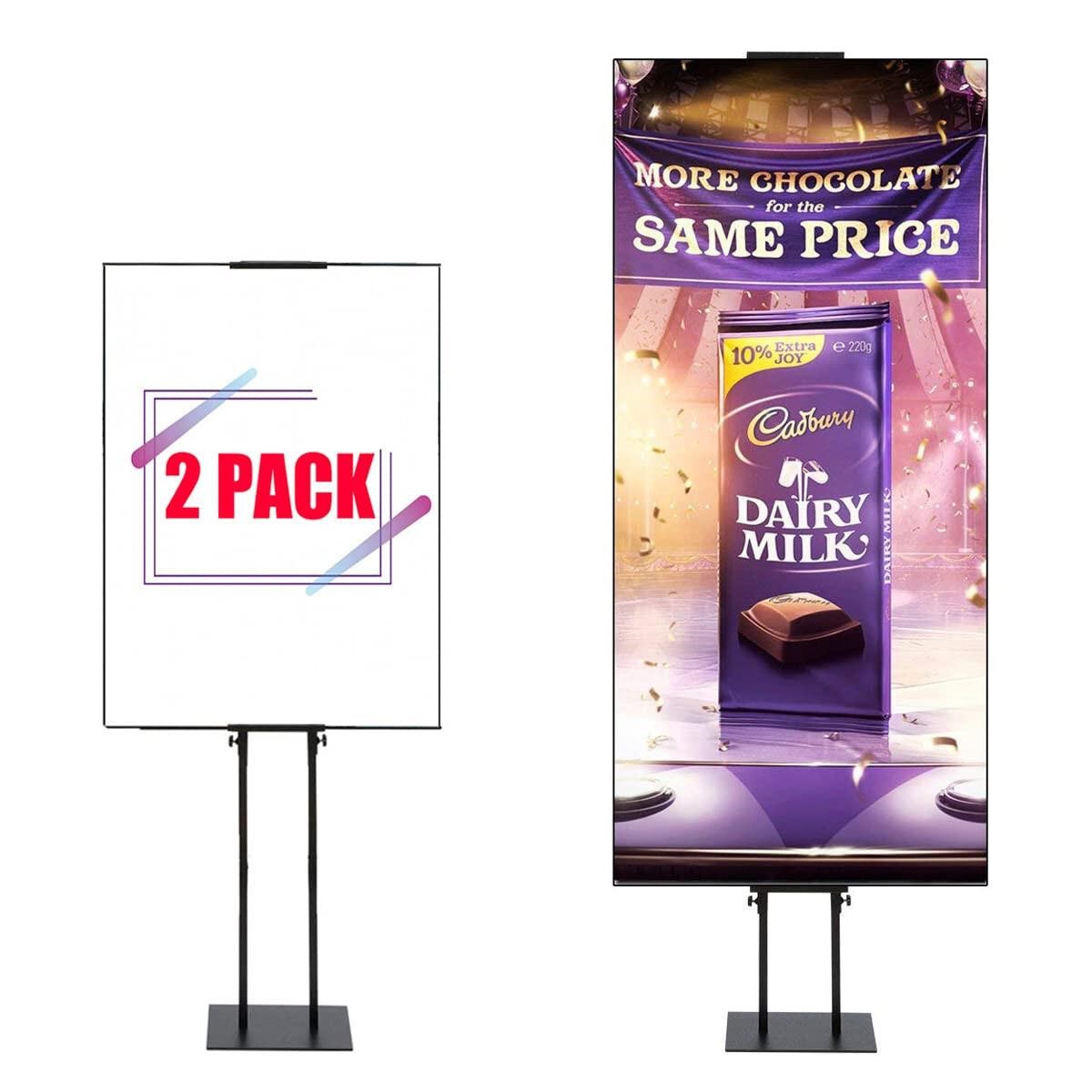 HUAZI Poster Stand for Display Pedestal Sign Stand