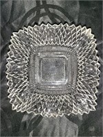 Vintage Indiana diamond point glass
