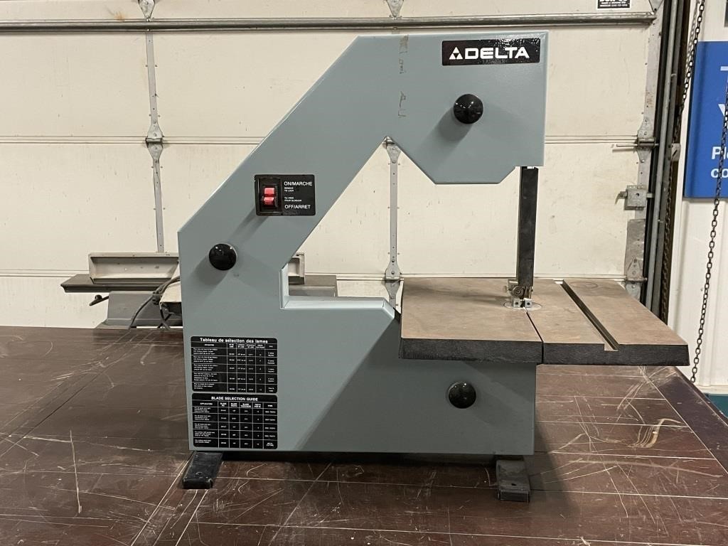 Delta 28-540 16" 1/2hp Band Saw - Note