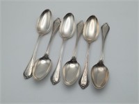Six Sterling Towle Old Newberry ? Spoons 153 gr