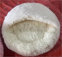 Geizire Small Dog Bed & Cat Bed, Round Donut Calmi