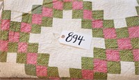 Handmade Quilt, 78 x 85