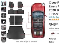 Xipoo Fit 2019-2023 Toyota RAV4 Trunk Mat