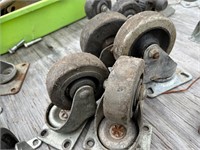 Metal Casters with wheels