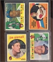 Lot Of 4 Topps Baseball Cards 1960’s