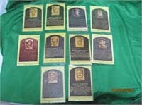 Vtg Lot Of 10 Hof Baseball Postcards