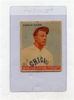 Charlie Grimm 1933 Big League Chewing