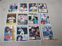 Lot Of 12 Rare 70- 80’s Baseball Cards 6