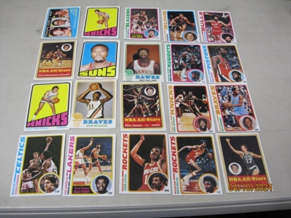 Lot Of 20 Topps Nba Cards 60’s-70’s
