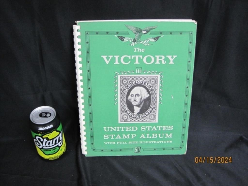 Us Stamps In Victory Album