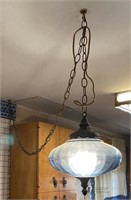 Vintage Mid Century Modern Swag Lamp