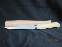 Wood Handle Filet Knife