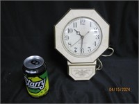 Vtg General Electric Wall Clock Working