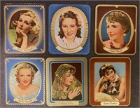 MOVIE STARS: 18 x GARBATY Tobacco Cards (1934)