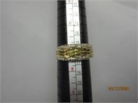 Sterling Ring S8 Band Gold