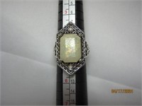 Sterling Ring S5 Lab Opal