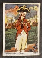 Trafalgar, LORD NELSON: Tobacco Card (1933)