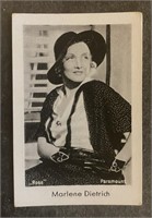 MARLENE DIETRICH: SULIMA Tobacco Card (1933)