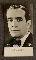 AL JOLSON: Salem Tobacco Card (1931)